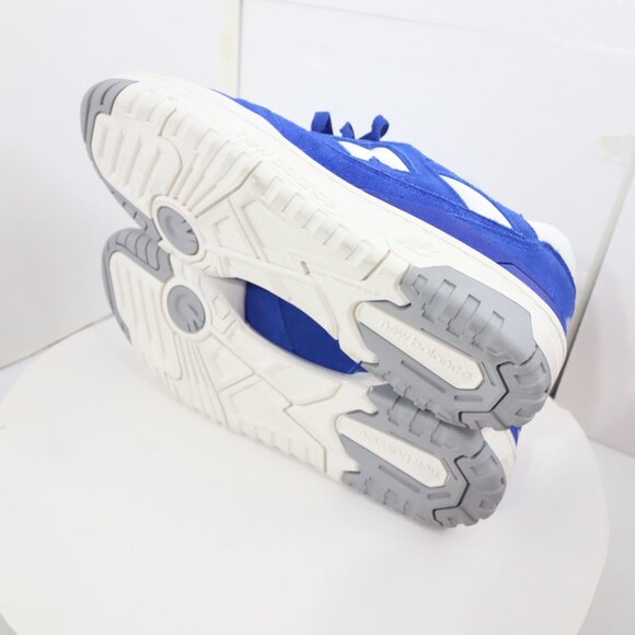 NEW BALANCE 550 SIZE 11D BLUE WHITE GRAY CLASSIC BASKETBALL SHOE BB550VNA - Picture 9 of 13